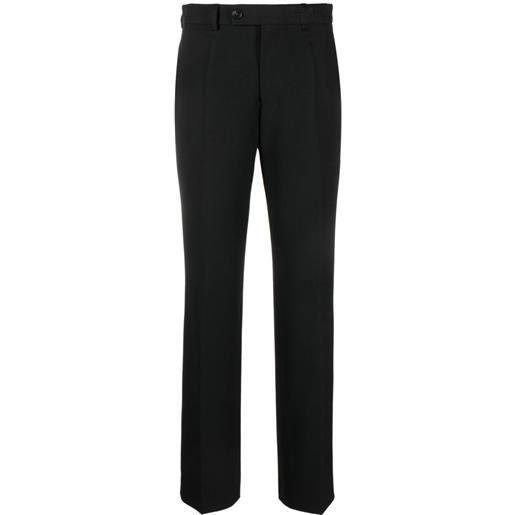 MM6 Maison Margiela pantaloni sartoriali con ricamo - nero