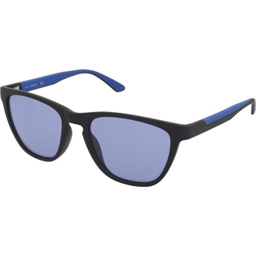 Calvin Klein ck20545s 001 | occhiali da sole graduati o non graduati | prova online | unisex | plastica | quadrati | nero | adrialenti