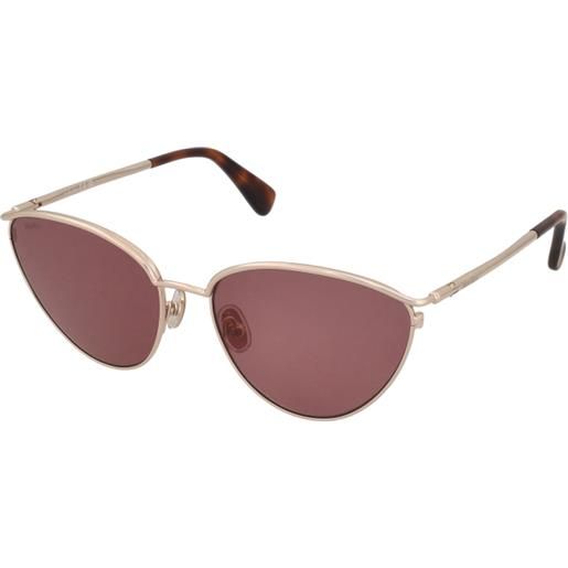Max Mara design1 mm0044 52s | occhiali da sole graduati o non graduati | prova online | metallo | cat eye | oro rosa | adrialenti