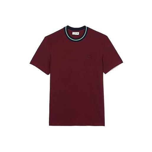 Lacoste th1131 t-shirt manica lunga sport, zin, xxl uomo