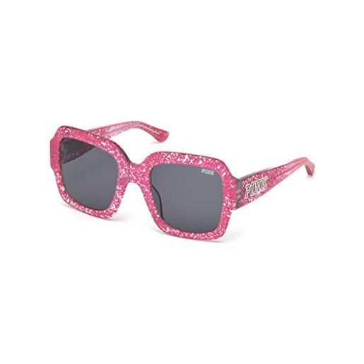 Victoria's Secret pk0010 5483a occhiali da sole, viola/altro/fumo, 54 unisex-adulto