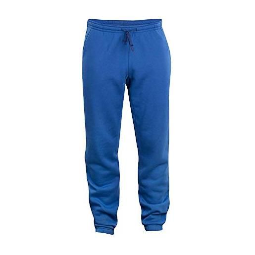 Clique basic pant pantaloni sportivi, blu (royal blue), w36/l31 uomo