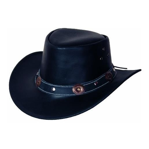 Scippis - cappello da cowboy da uomo nero s