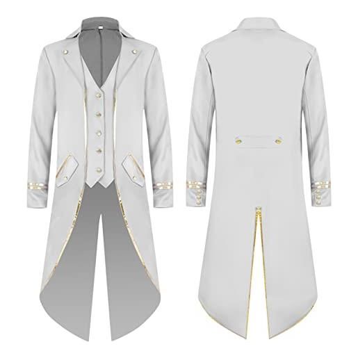 MILAX steampunk giacca da uomo vintage gotico tailcoat steampunk vintage vittoriano frock coat uk steampunk abbigliamento steampunk giacca di sudore giacca cappotto outwear top cardigan hal
