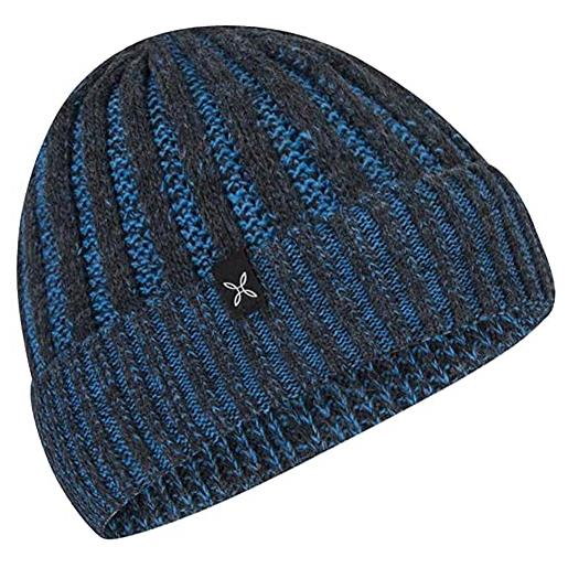 MONTURA berretto wave cap unisex colore blu mbcc90u 9226 maglia traspirante misto lana invernale taglia unica made in italy