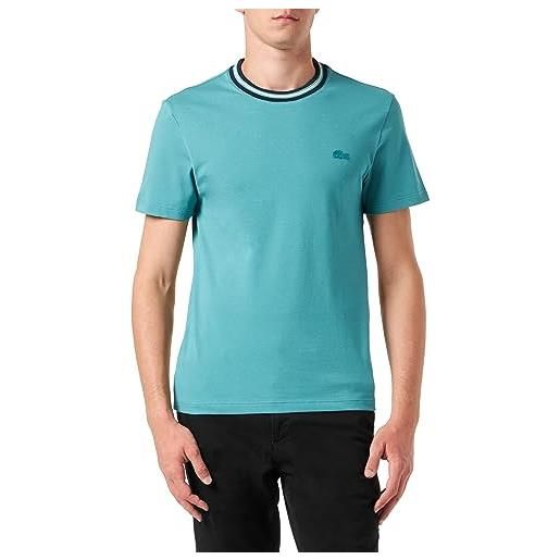 Lacoste th1131 t-shirt manica lunga sport, ocelle, m uomo