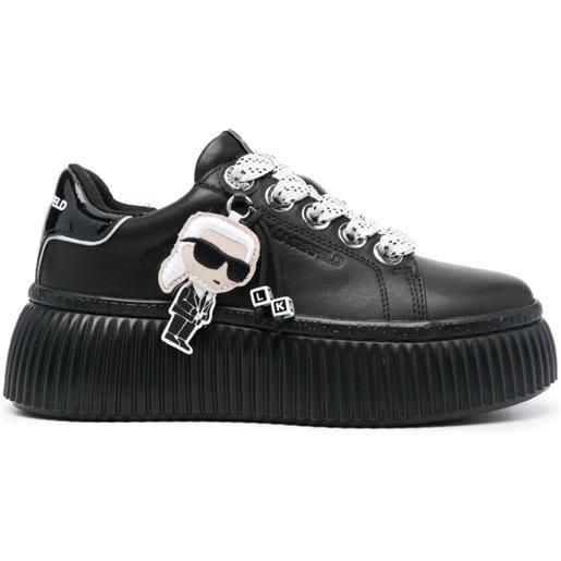 Karl Lagerfeld sneakers con logo - nero
