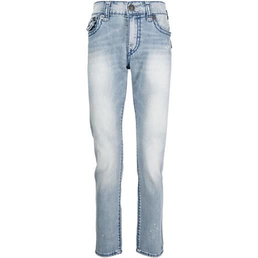 True Religion jeans skinny con effetto schiarito - blu