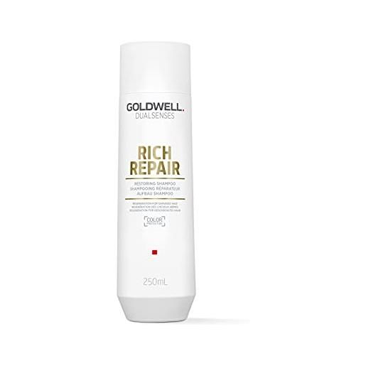 Goldwell dualsenses rich repair, shampoo per capelli secchi o danneggiati, 250ml