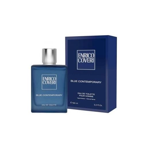 Enrico Coveri blue contemporary pour homme 100 ml, eau de toilette spray