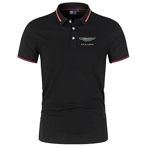 GXEBOPS polo da golf da uomo as_ton mar_tin service t-shirt a maniche corte t-shirt casual polo camicie/d/s