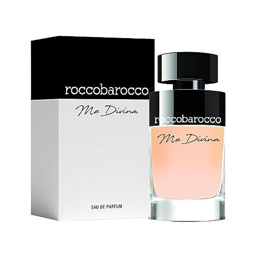 Rocco Barocco roccobarocco - me divina eau de parfum da donna - profumo dal carattere sensuale e dallo stile misterioso, fragranza fruttata-ambrata. 100 ml