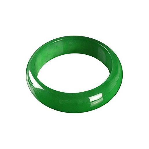 yigedan aaa braccialetto con bellissima giada, giadeite verde naturale certificata, fatto a mano. , cod. Zp1293
