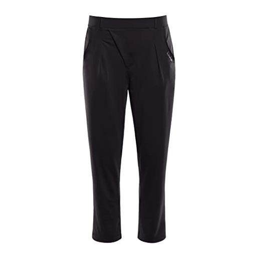 WINSHAPE pantaloni larghi 7/8 funzionali super leggeri, eleganti hp302, stile di strada casual business, nero, xl donna