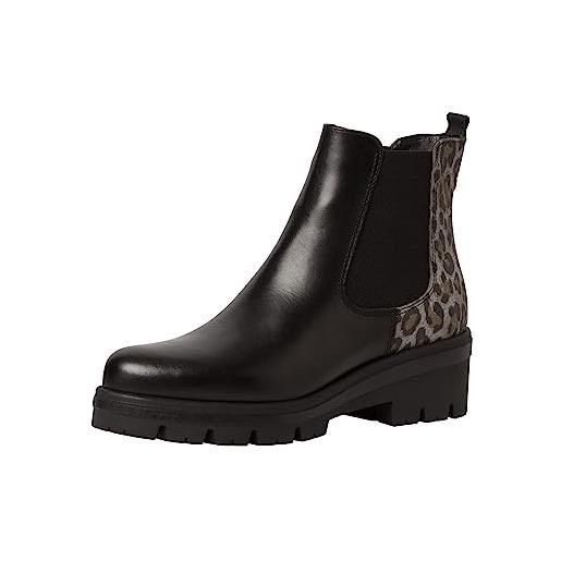 Tamaris donna 1-1-25474-41, stivaletto, nero leopardato, 36 eu