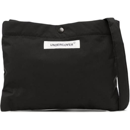 Undercover borsa a spalla con applicazione logo - nero