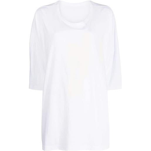 Y's t-shirt con stampa block - bianco