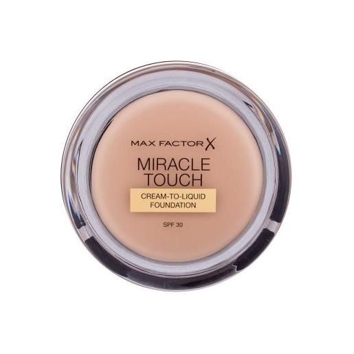 Max Factor miracle touch cream-to-liquid spf30 fondotinta in crema idratante 11.5 g tonalità 047 vanilla