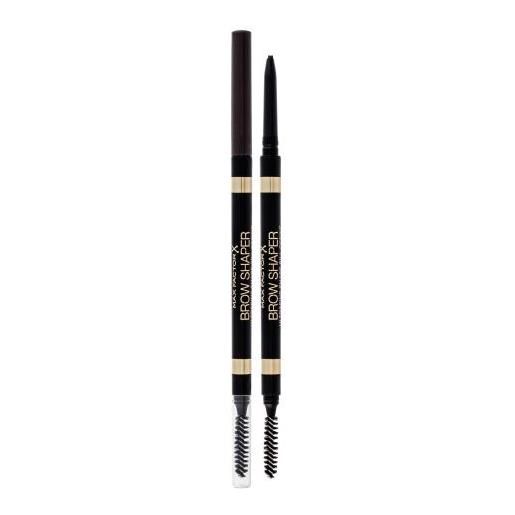 Max Factor brow shaper matita per sopracciglia con pettinino 1 g tonalità 30 deep brown
