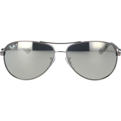Ray-Ban occhiali da sole Ray-Ban carbon fibre rb8313 004/k6 polarizzati