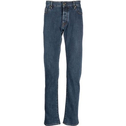 Moorer jeans slim - blu