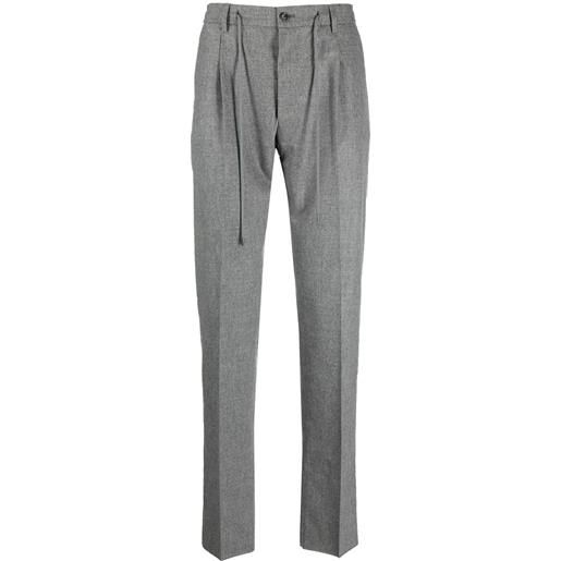 Moorer pantaloni crop - grigio