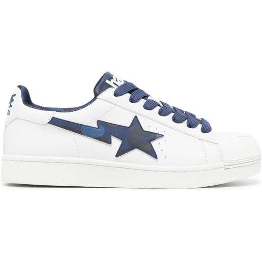 A BATHING APE® sneakers skull sta con stampa - blu