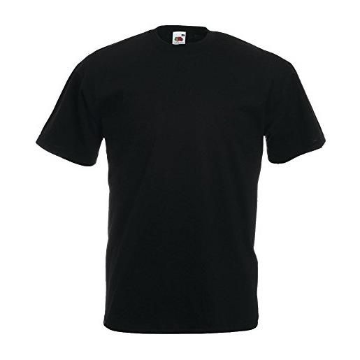 Fruit of the Loom iconic t - maglietta da uomo, taglia s - 5xl, confezione da 5 nero xxl