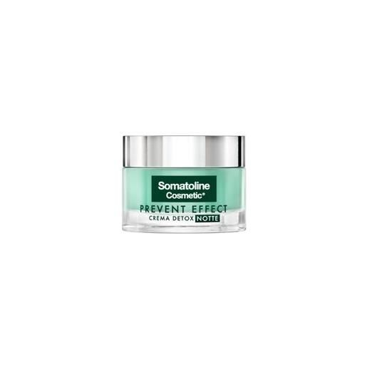 Somatoline - viso prevent effect crema detox notte confezione 50 ml