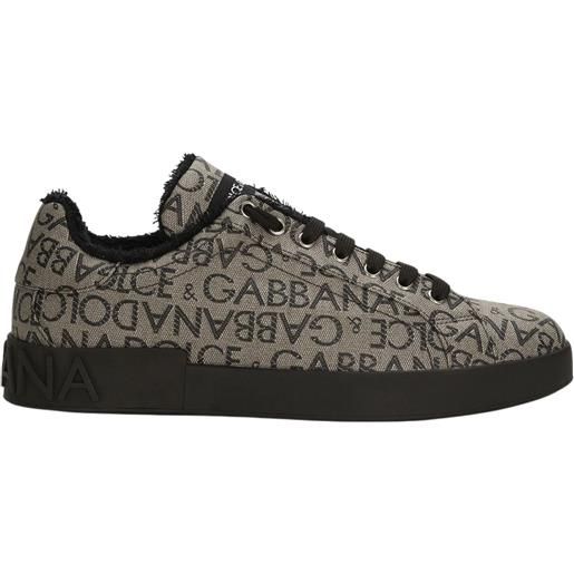 Dolce&Gabbana sneaker portofino in tessuto jacquard