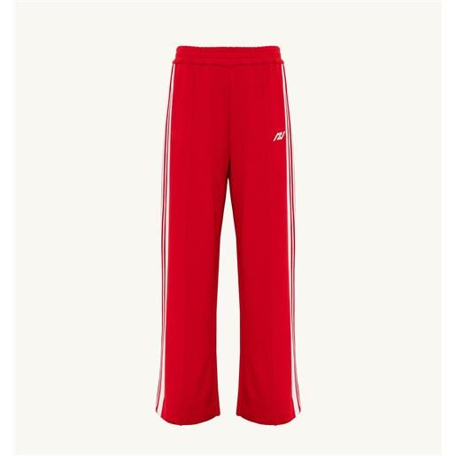 autry pantaloni in maglia sporty rosso