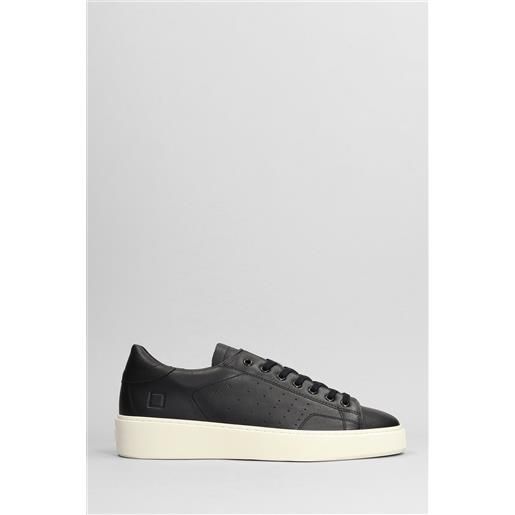 D.a.t.e. sneakers levante in pelle nera