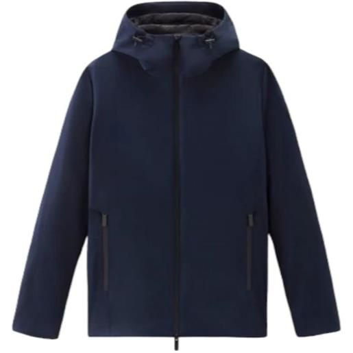 WOOLRICH giacca pacific softshell uomo melton blue