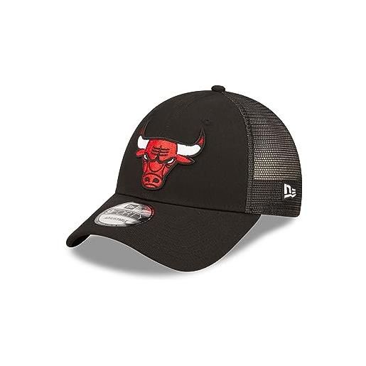 New Era chicago bulls nba home field black 9forty trucker strapback cap - one-size