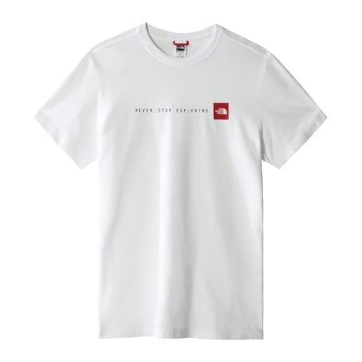 The North Face never stop exploring t-shirt tnf white l
