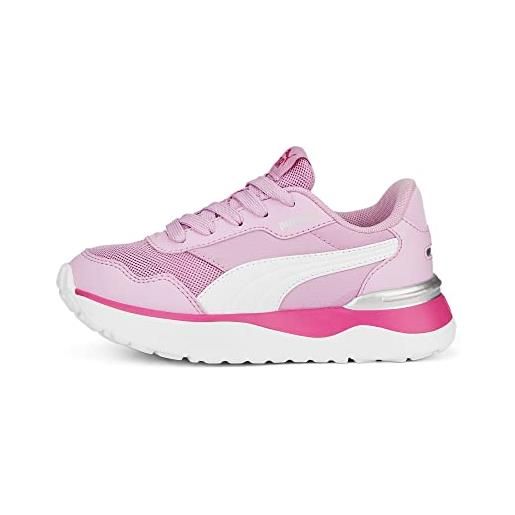 PUMA r78 voyage ps, scarpe da ginnastica, bambine e ragazze, lilac chiffon-puma white-glowing pink, 28 eu