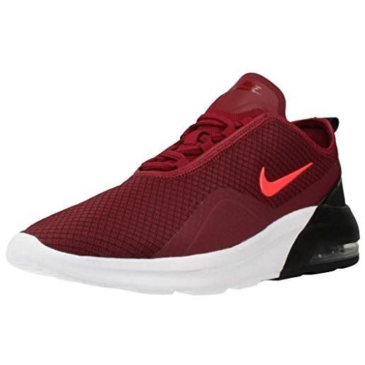 Nike air max motion 2, scarpe da ginnastica uomo, team red/bright crimson/black, 44.5 eu