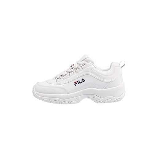 Fila strada low wmn, scarpe da ginnastica donna, bianco (white), 42 eu