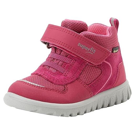 Superfit sport7 mini, scarpe da ginnastica, rosso rosa 5000, 29 eu stretta