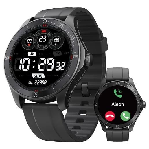 TOOBUR smartwatch uomo alexa integrata, 44mm orologio smartwatch chiamate cardiofrequenzimetro contapassi sonno impermeabil ip68, 100 sportivo, notifiche messaggi, compatibile android ios