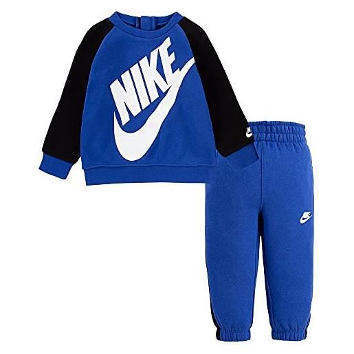 Nike - tuta oversized futura bambino felpa e pantaloni bimbo 86f563 u89 blu - 6-7 anni blu