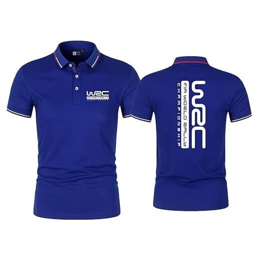 GXEBOPS polo da golf da uomo w-r_c service t-shirt a maniche corte t-shirt casual polo tee/b/xs