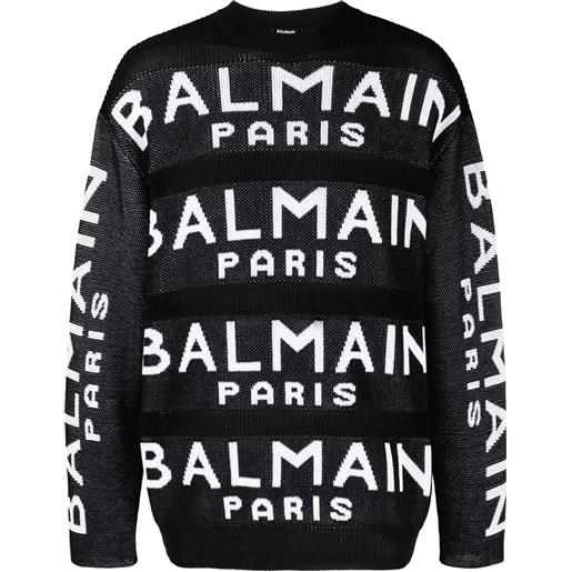 BALMAIN pullover con logo balmain
