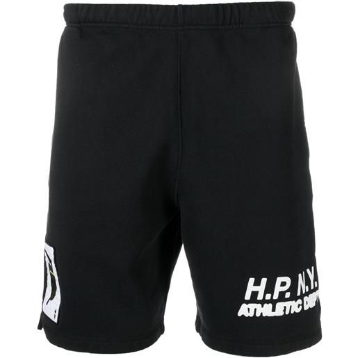 Heron Preston shorts con stampa - nero