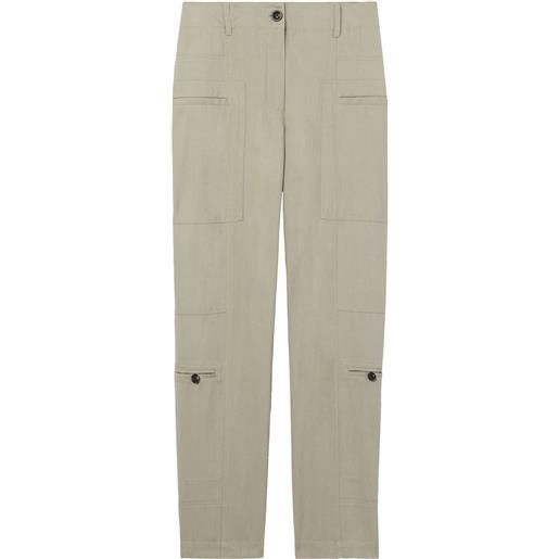 Proenza Schouler White Label pantaloni affusolati con tasche - grigio