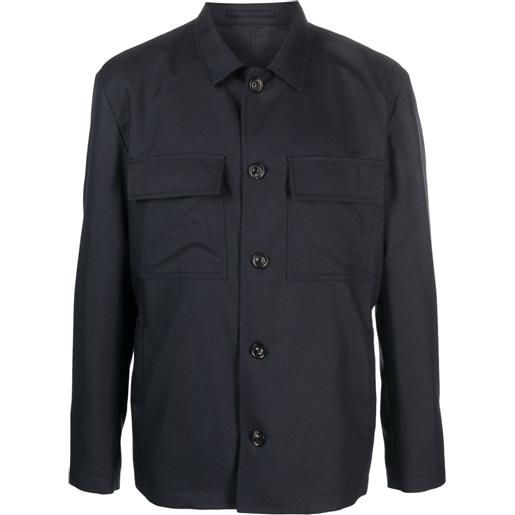 Lardini giacca-camicia attitude - blu