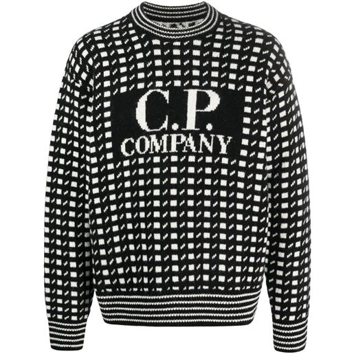 C.P. Company maglione con logo - nero