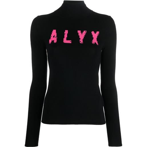 1017 ALYX 9SM maglione con intarsio - nero