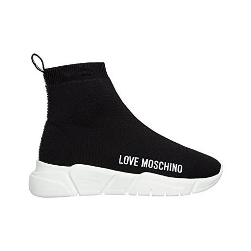 Love Moschino sneakers alte donna black 40 eu
