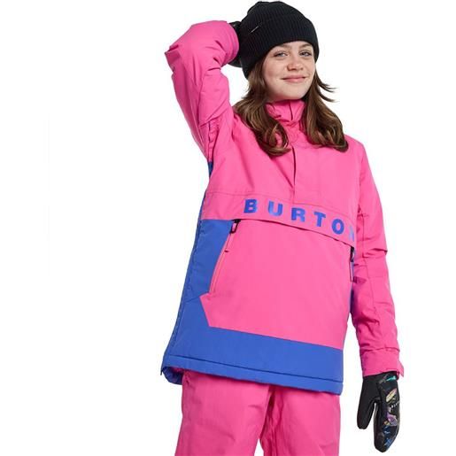 Burton frostner 2l hood jacket rosa m ragazzo